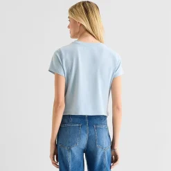 a.n.a Womens Crew Neck Short Sleeve T-Shirt
