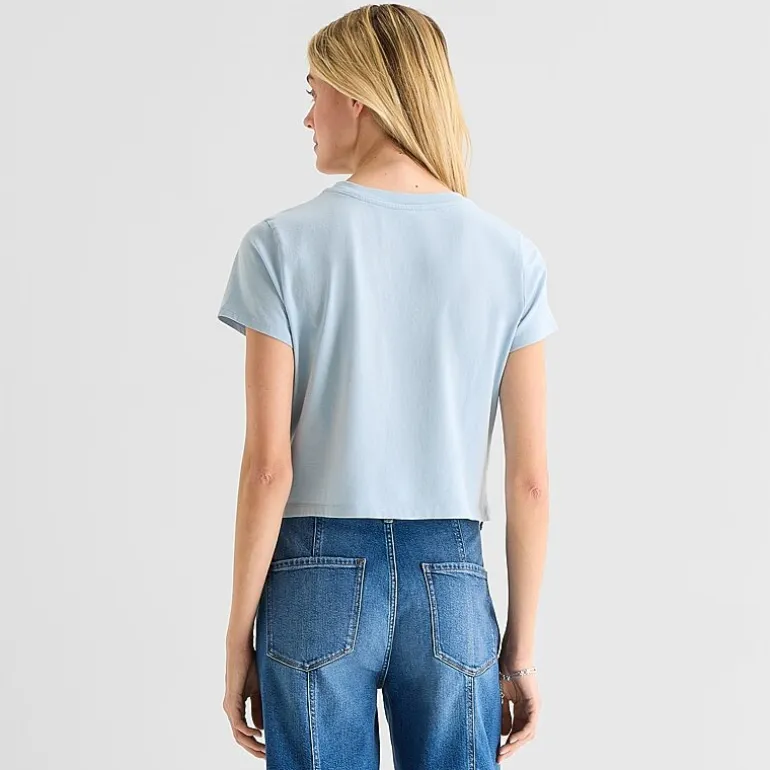 a.n.a Womens Crew Neck Short Sleeve T-Shirt