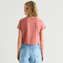 a.n.a Womens Crew Neck Short Sleeve T-Shirt