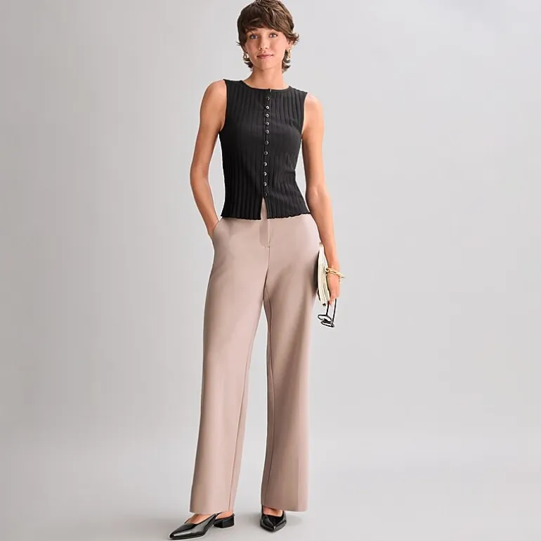 a.n.a Womens Crew Neck Sleeveless Vest