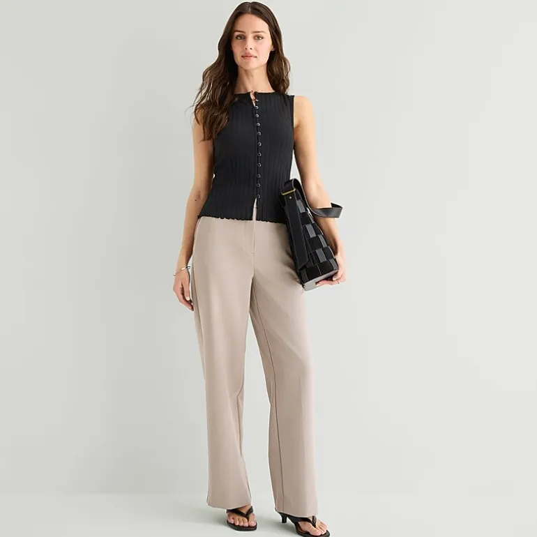 a.n.a Womens Crew Neck Sleeveless Vest