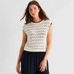 a.n.a Womens Crew Neck Sweater Vest
