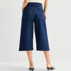 a.n.a Womens Denim Culotte Jean