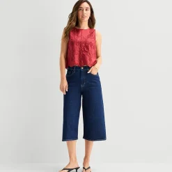 a.n.a Womens Denim Culotte Jean