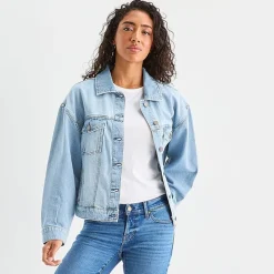 a.n.a Womens Denim Midweight Jacket
