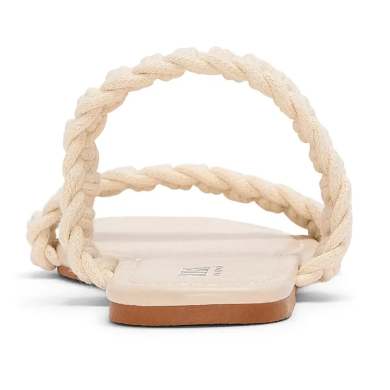 a.n.a Womens Double Crochet Slide Sandals