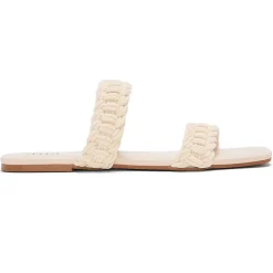 a.n.a Womens Double Crochet Slide Sandals