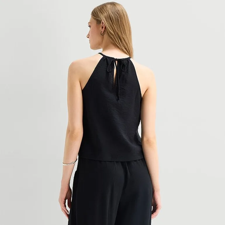 a.n.a Womens Halter Neck Sleeveless Tank Top