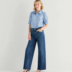 a.n.a Womens Highest Rise Wide Leg Jean
