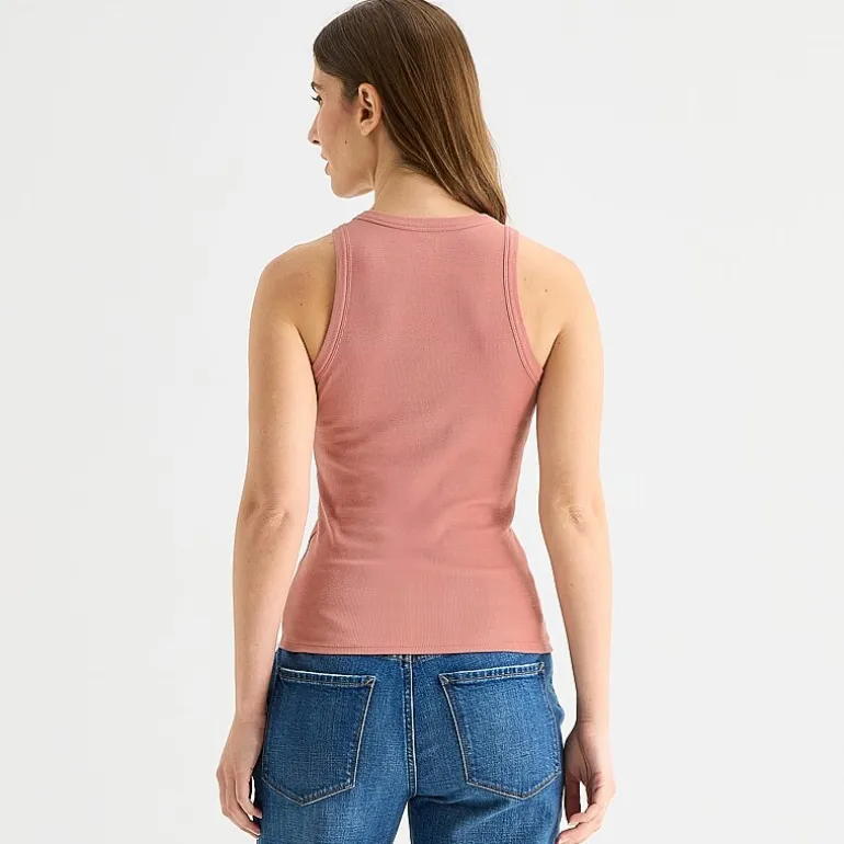 a.n.a Womens High Neck Sleeveless Tank Top