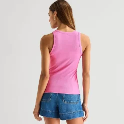 a.n.a Womens High Neck Sleeveless Tank Top