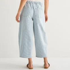 a.n.a Womens High Rise Barrel Jean