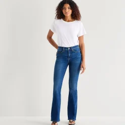 a.n.a Womens High Rise Flare Leg Jean
