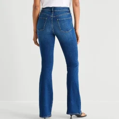 a.n.a Womens High Rise Flare Leg Jean