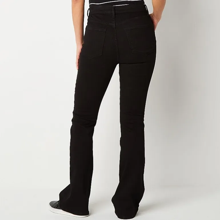 a.n.a Womens High Rise Flare Leg Jean