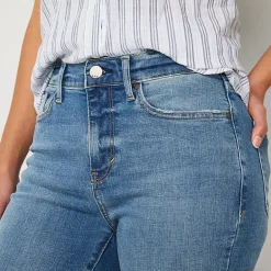 a.n.a Womens High Rise Flare Leg Jean