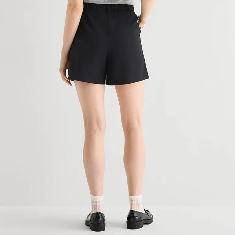 a.n.a Womens High Rise Pleated Short