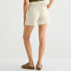 a.n.a Womens High Rise 5" Pull-On Short