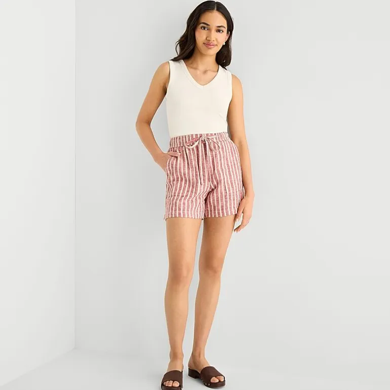 a.n.a Womens High Rise 5" Pull-On Short