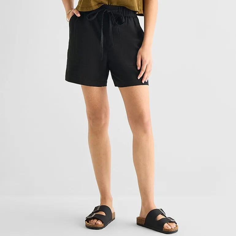 a.n.a Womens High Rise 5" Pull-On Short