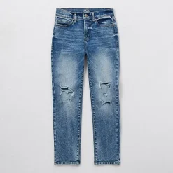 a.n.a Womens High Rise Straight Leg Jean