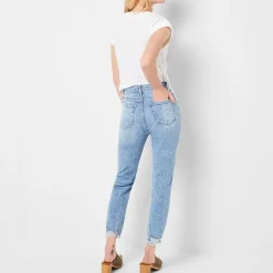 a.n.a Womens High Rise Straight Leg Jean