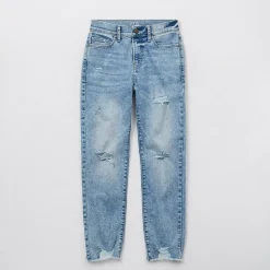 a.n.a Womens High Rise Straight Leg Jean