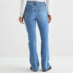 a.n.a Womens Low Rise Bootcut Jean