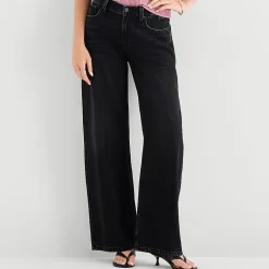 a.n.a Womens Low Rise Loose Fit Jean