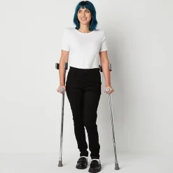 a.n.a. Womens Mid Rise Adaptive Skinny Jegging