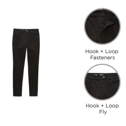a.n.a. Womens Mid Rise Adaptive Skinny Jegging