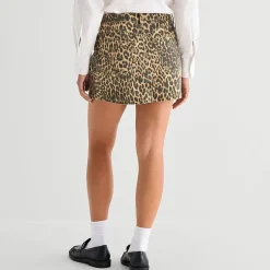 a.n.a Womens Mid Rise Mini Denim Skirt
