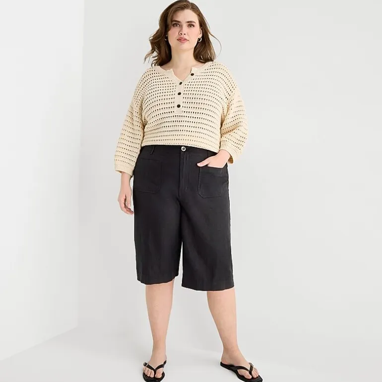 a.n.a Womens Plus Culotte Pant