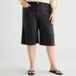 a.n.a Womens Plus Culotte Pant