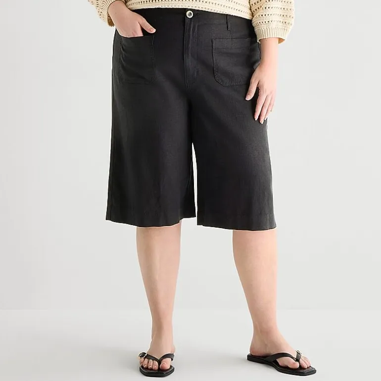 a.n.a Womens Plus Culotte Pant