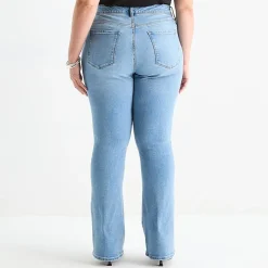 a.n.a Womens Plus High Rise Bootcut Jean