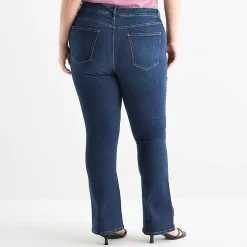 a.n.a Womens Plus High Rise Bootcut Jean