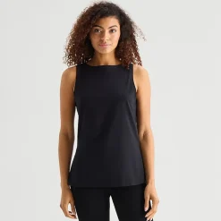 a.n.a Womens Round Neck Sleeveless Tank Top