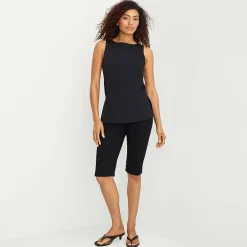 a.n.a Womens Round Neck Sleeveless Tank Top