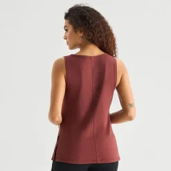 a.n.a Womens Round Neck Sleeveless Tank Top