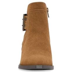 a.n.a Womens Shadow Stacked Heel Booties