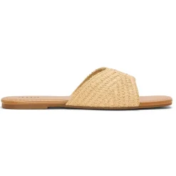 a.n.a Womens Straw Slide Sandals