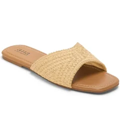 a.n.a Womens Straw Slide Sandals