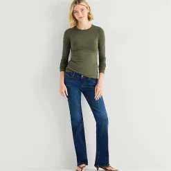 a.n.a Womens Tall Crew Neck Long Sleeve T-Shirt