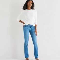 a.n.a Womens Tall Crew Neck Long Sleeve T-Shirt