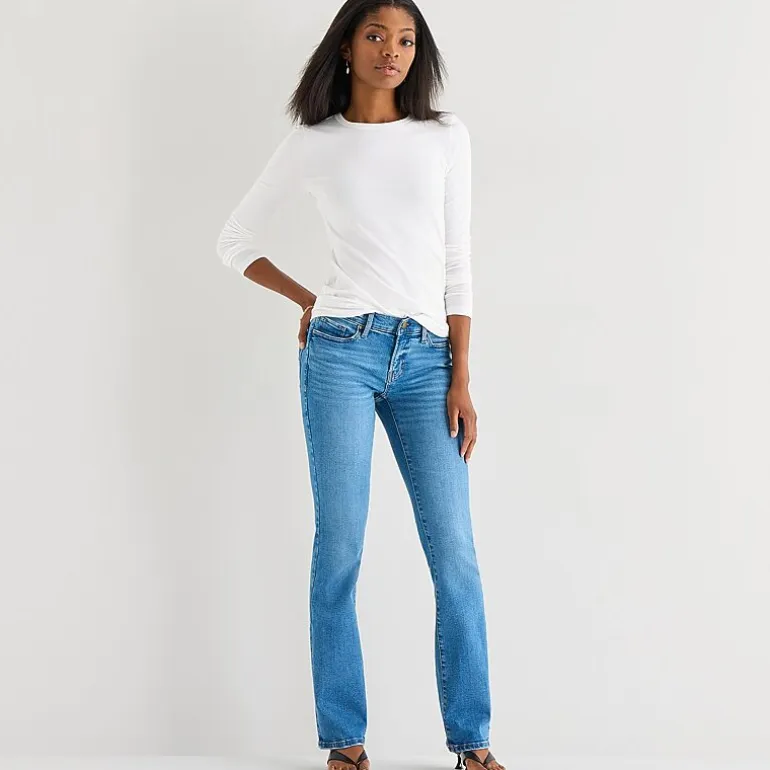 a.n.a Womens Tall Crew Neck Long Sleeve T-Shirt