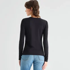 a.n.a Womens Tall Crew Neck Long Sleeve T-Shirt
