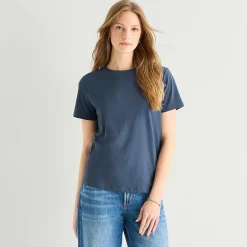 a.n.a Womens Tall Crew Neck Short Sleeve T-Shirt