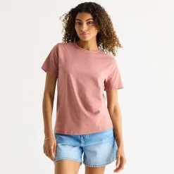 a.n.a Womens Tall Crew Neck Short Sleeve T-Shirt
