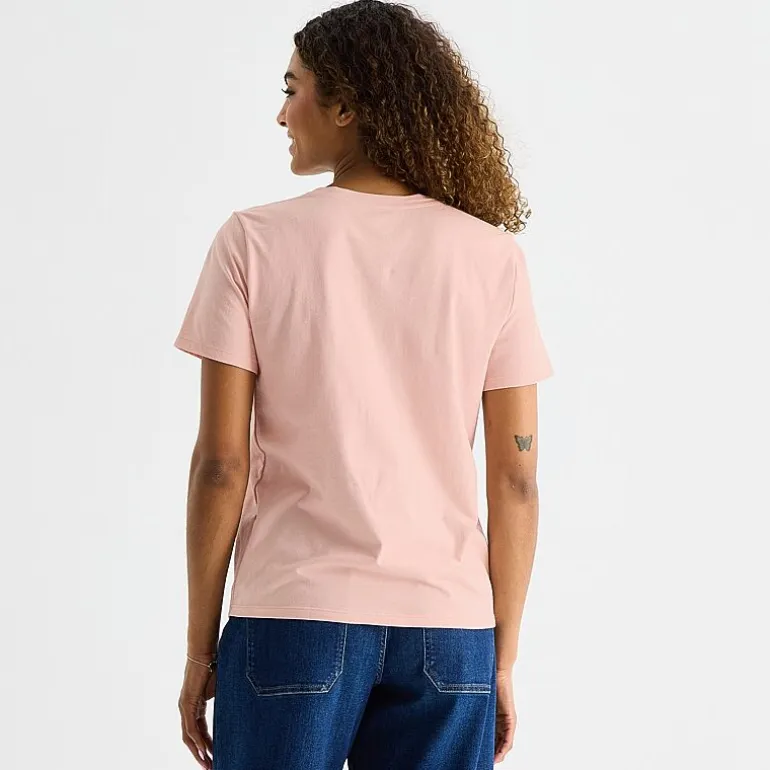 a.n.a Womens Tall Crew Neck Short Sleeve T-Shirt